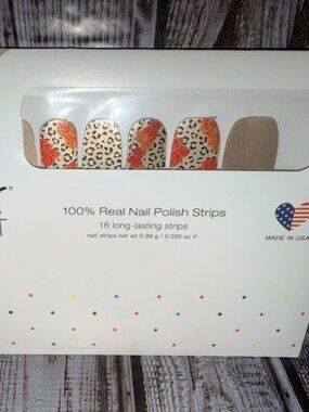 Catitude Problem Color Street Nail Polish Strips Retired Cheetah Bronze Shimmer